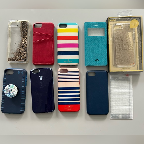 Set of 9 cases for iPhone 7/8 - Picture 1 of 2